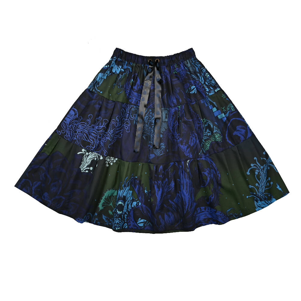 Load image into Gallery viewer, Pat Guzik Flower Power Skirt
