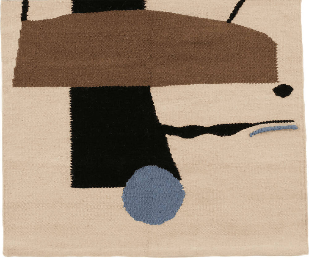 BA Blue Dots Wool Rug/Tapestry