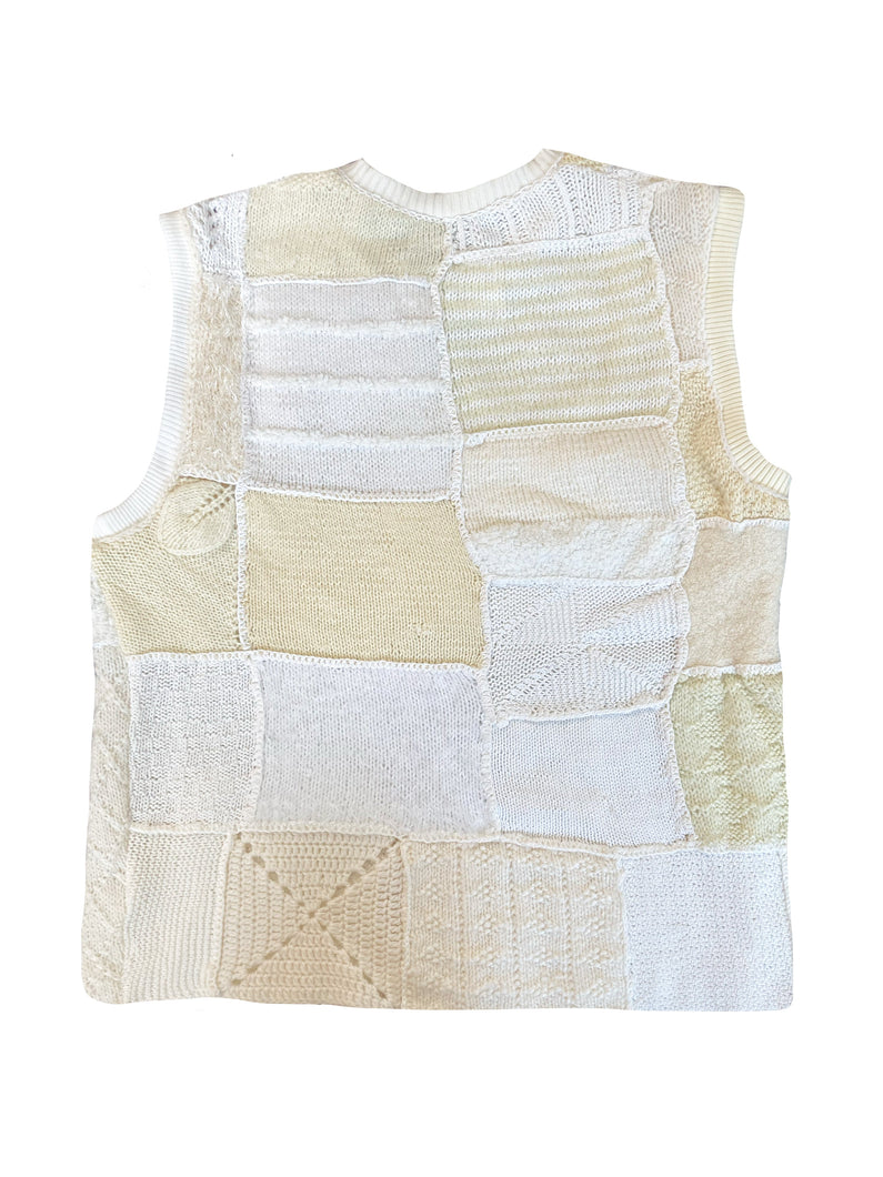 Load image into Gallery viewer, Kemkes Spencer white patchwork knit