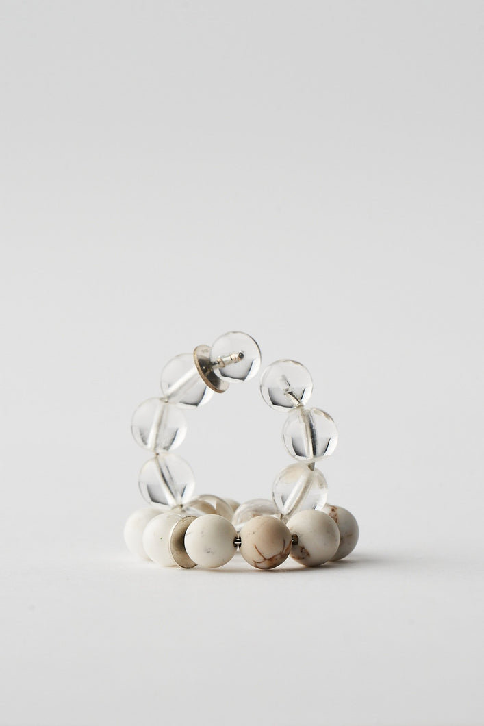Load image into Gallery viewer, Mussels and Muscles Small Spheres Earcuff