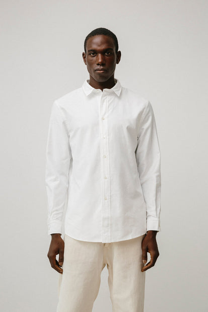 Archivist Olte Slim Fit White Shirt