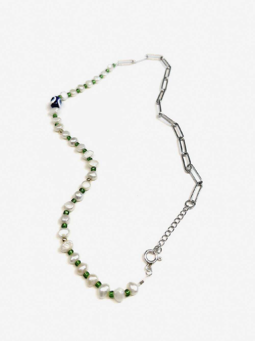 SHUV SHUV Silver & Pearl Necklace