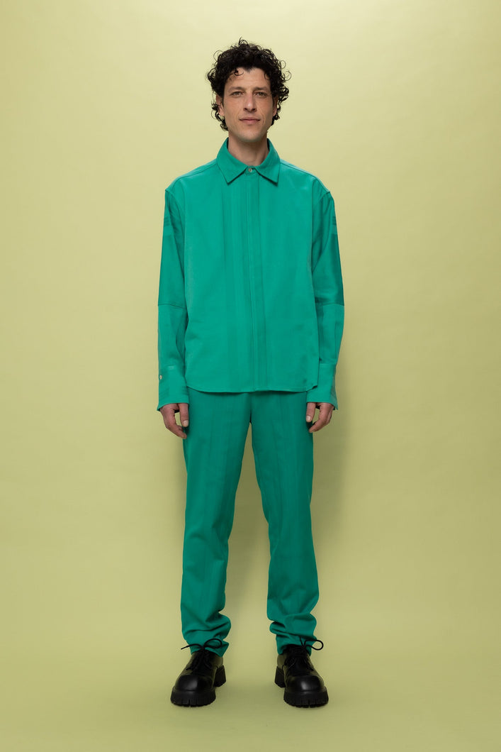 Load image into Gallery viewer, Nore Overshirt Seaweed Green