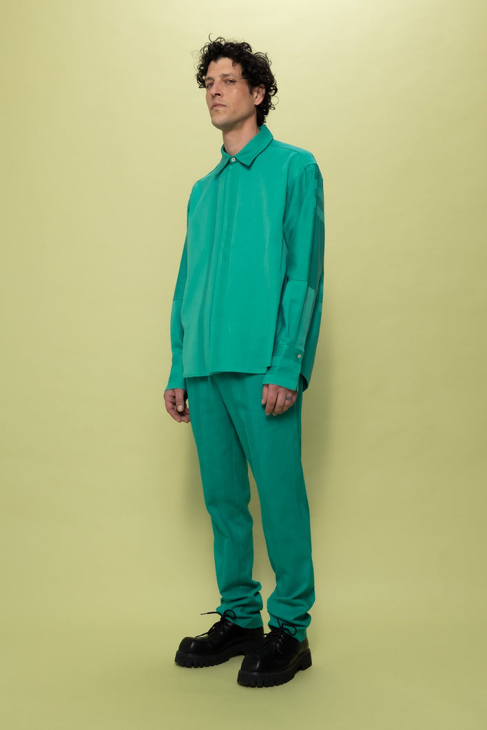 Load image into Gallery viewer, Nore Overshirt Seaweed Green