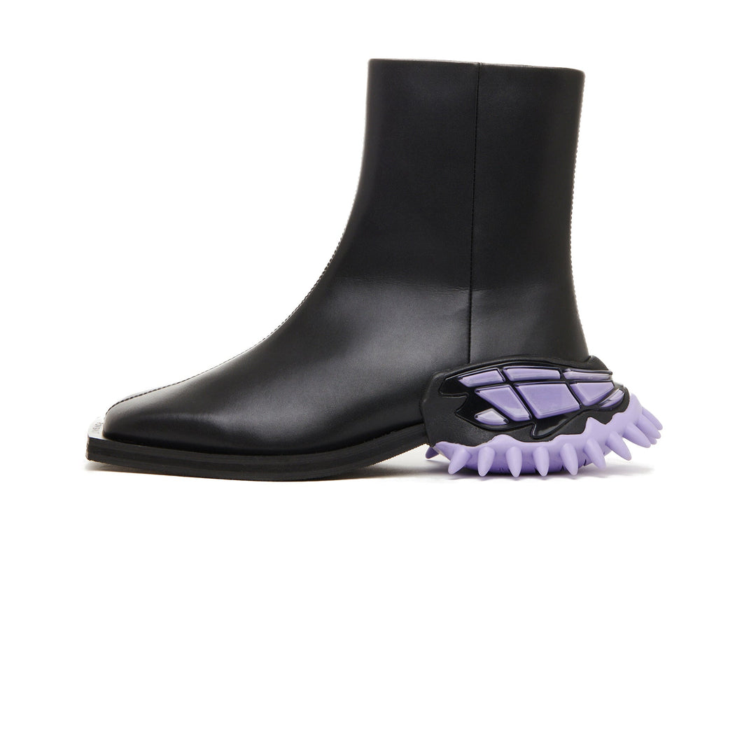 Load image into Gallery viewer, Rombaut Embryo Black Purple Future Leather Boot