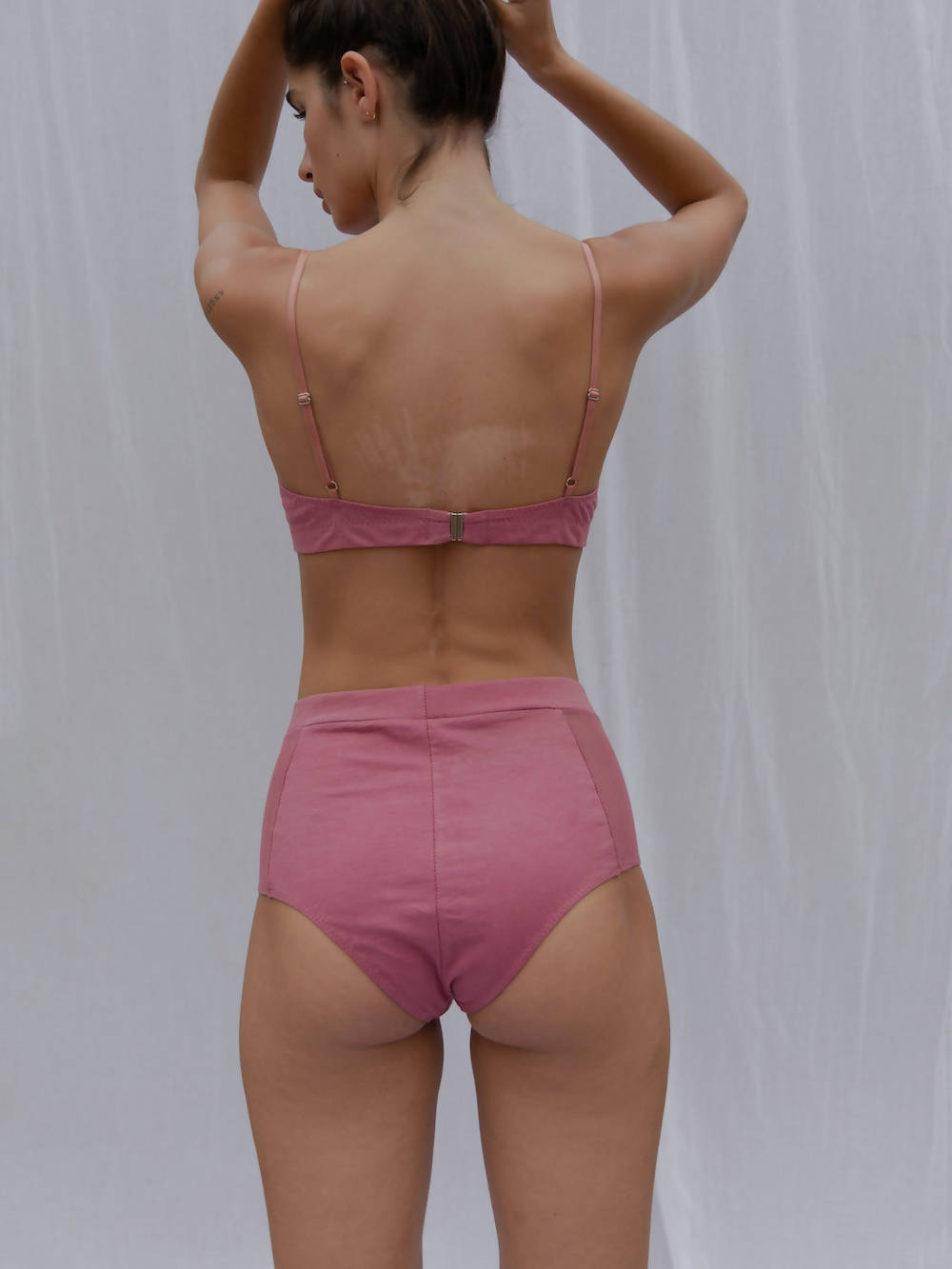Made for Sun Hot Pink High-Waisted Bikini Bottom