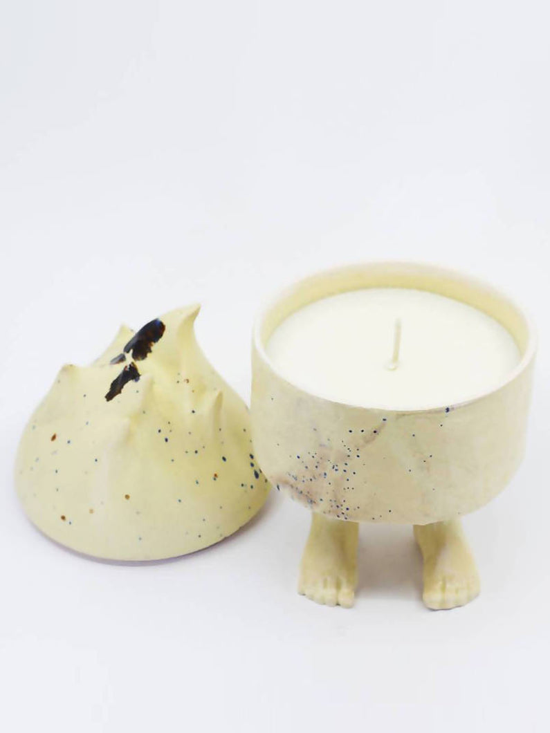 Load image into Gallery viewer, Pat Guzik Creamy Mood Ceramic Candle