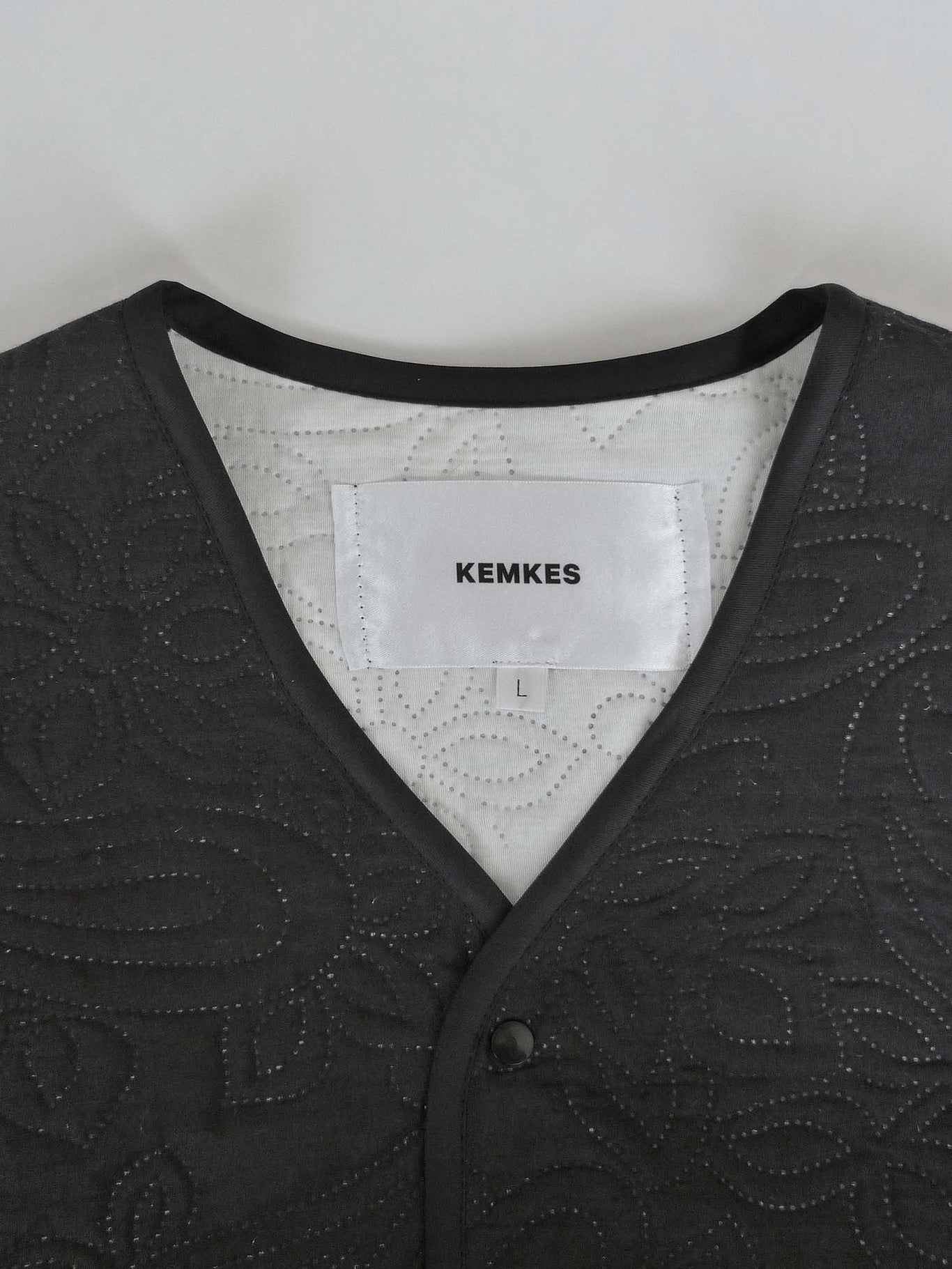 Kemkes Black Quilt Jacket L