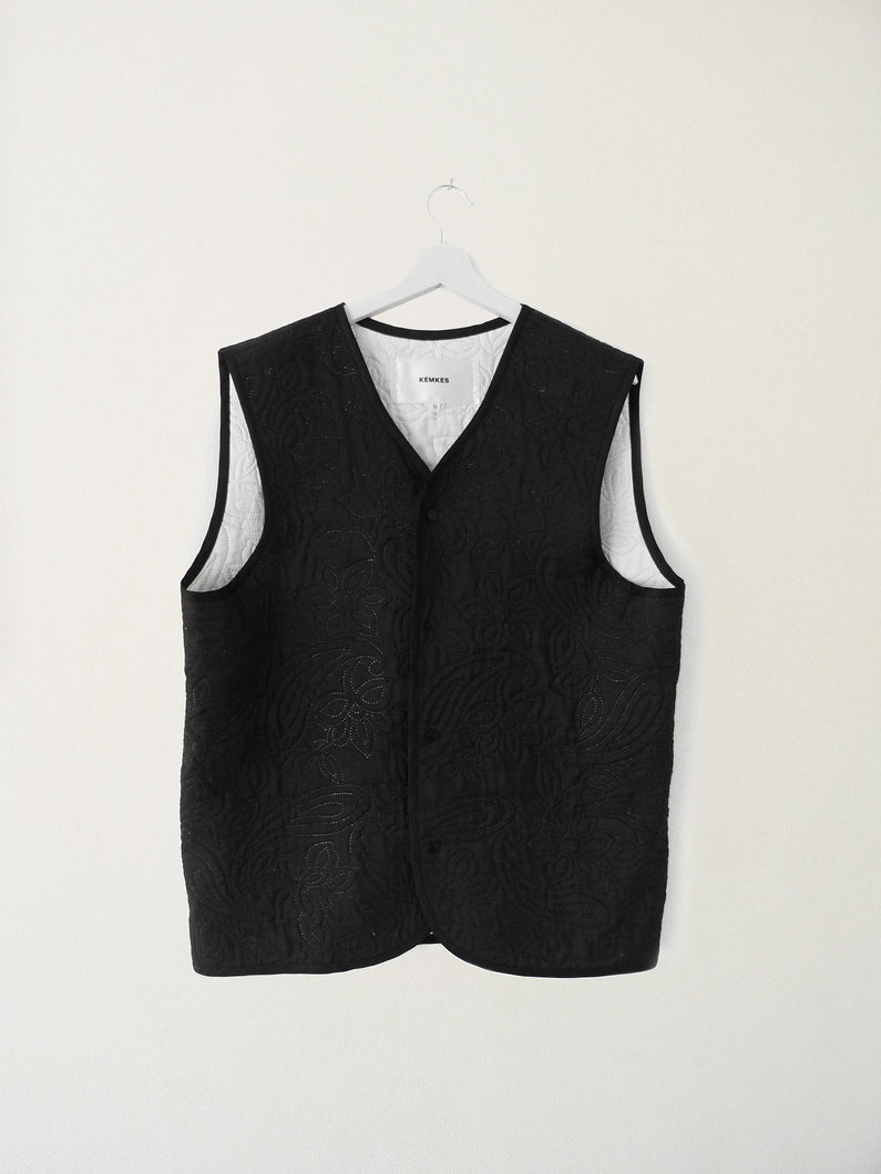 Load image into Gallery viewer, Kemkes Black Quilt Bodywarmer M