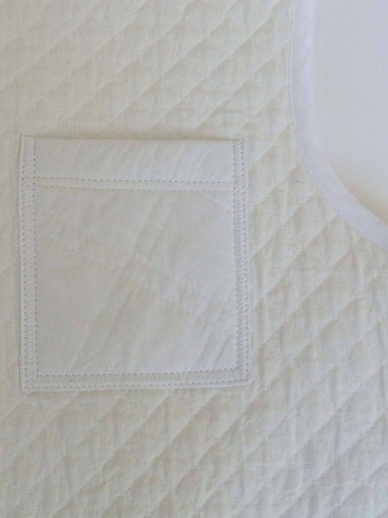 Load image into Gallery viewer, Kemkes White Quilt Diamond Spencer S