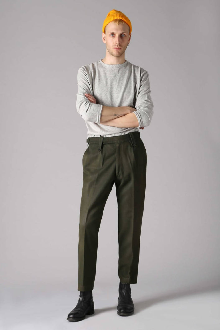 Load image into Gallery viewer, Myar Eb60 Vintage Khaki Trousers