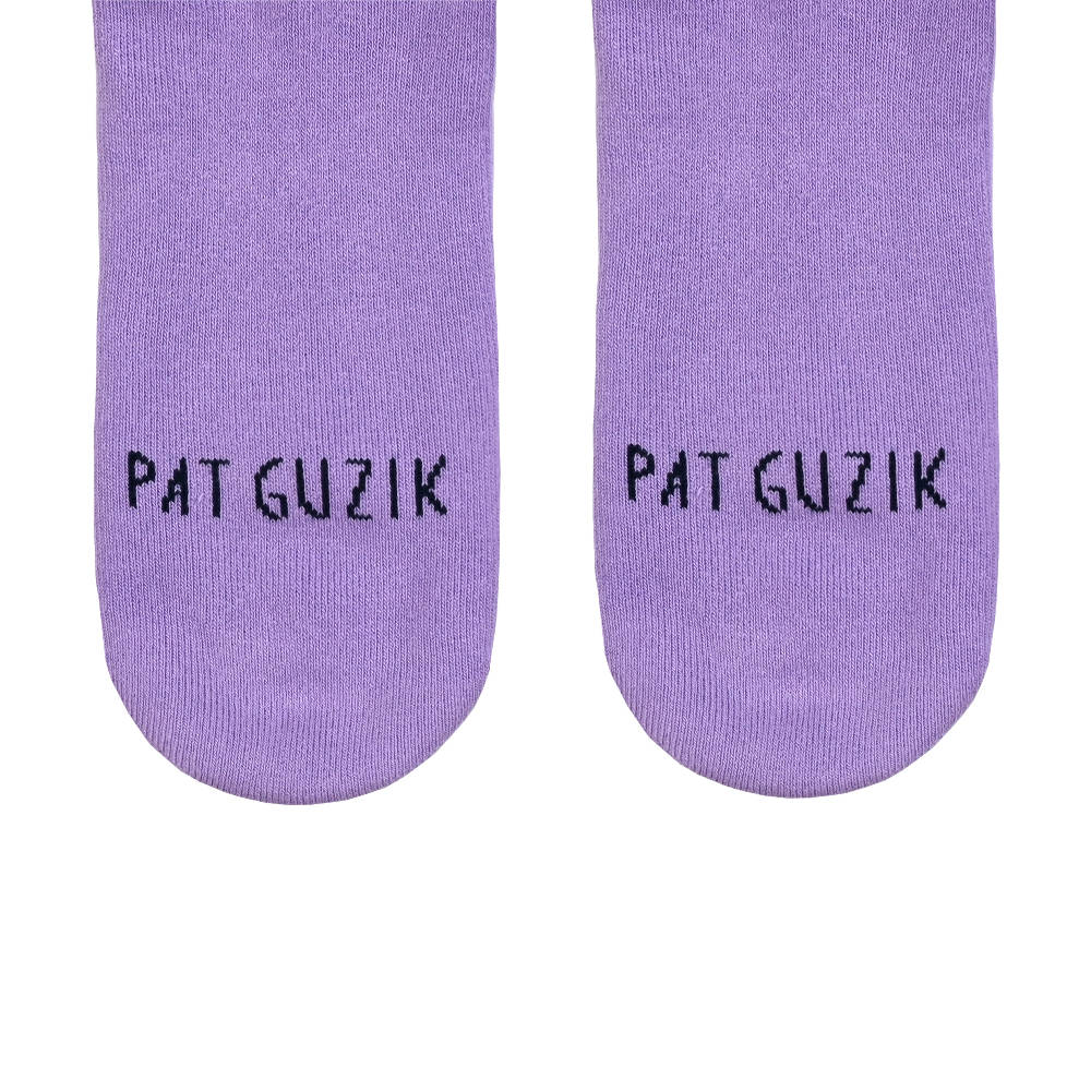 Pat Guzik Violet Mood Socks