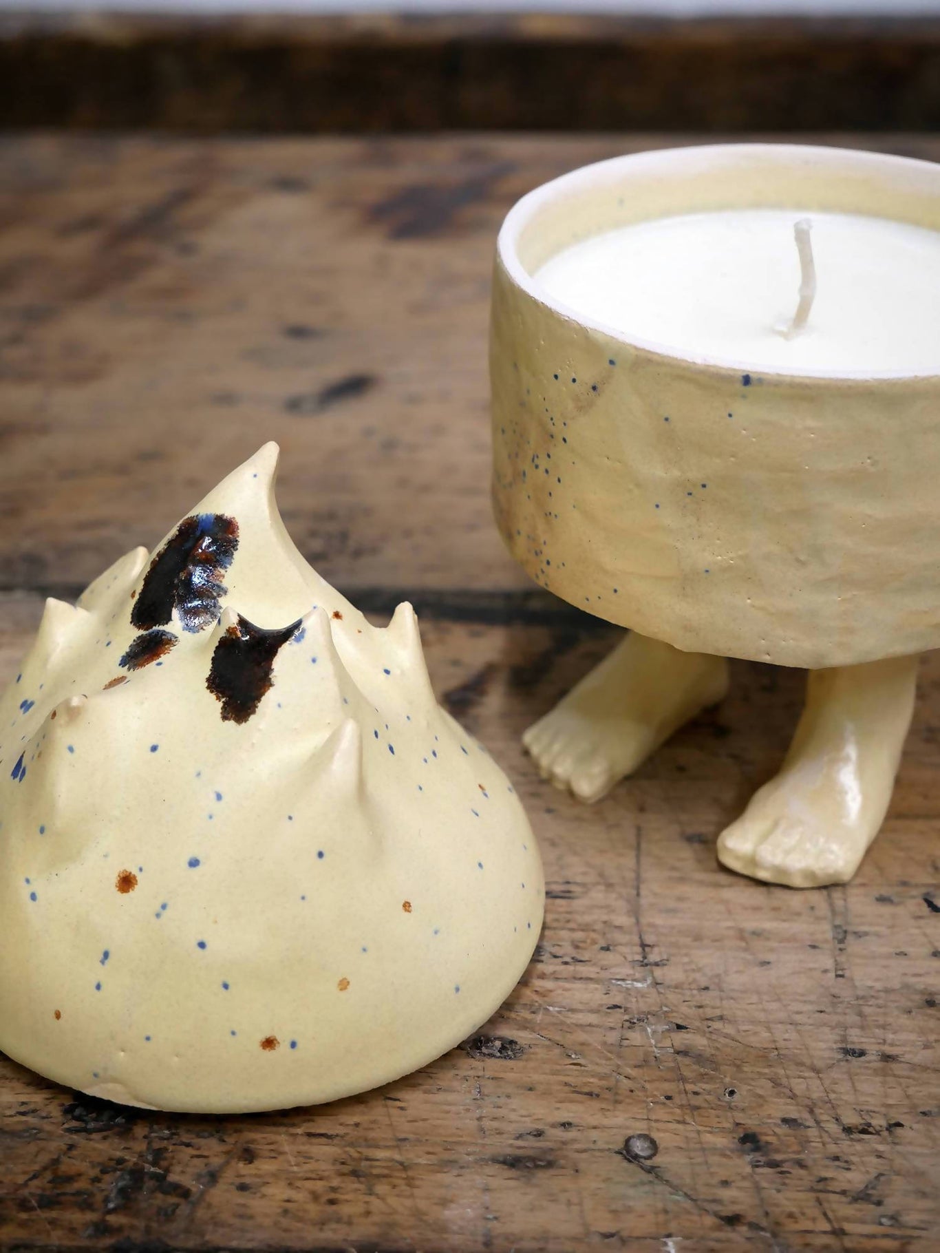 Pat Guzik Creamy Mood Ceramic Candle