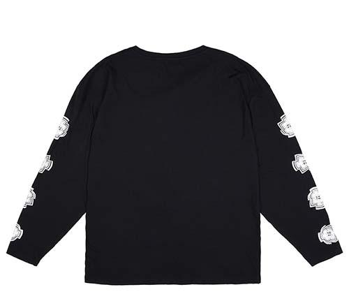 Load image into Gallery viewer, Make Logo Black Graphic Longsleeve T-Shirt