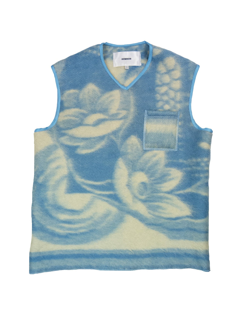 Load image into Gallery viewer, Kemkes Light Blue Wool Spencer L