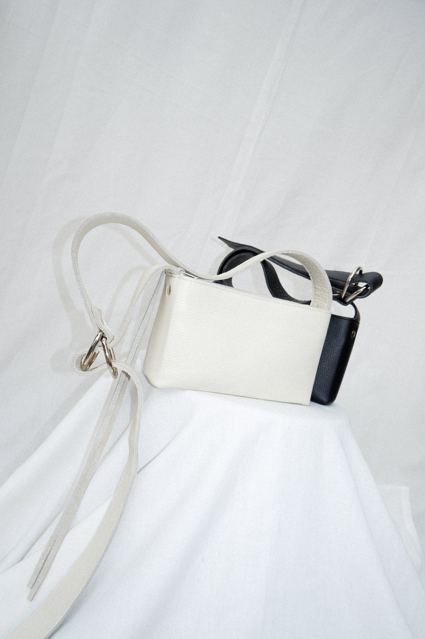 Nona White Box Bag