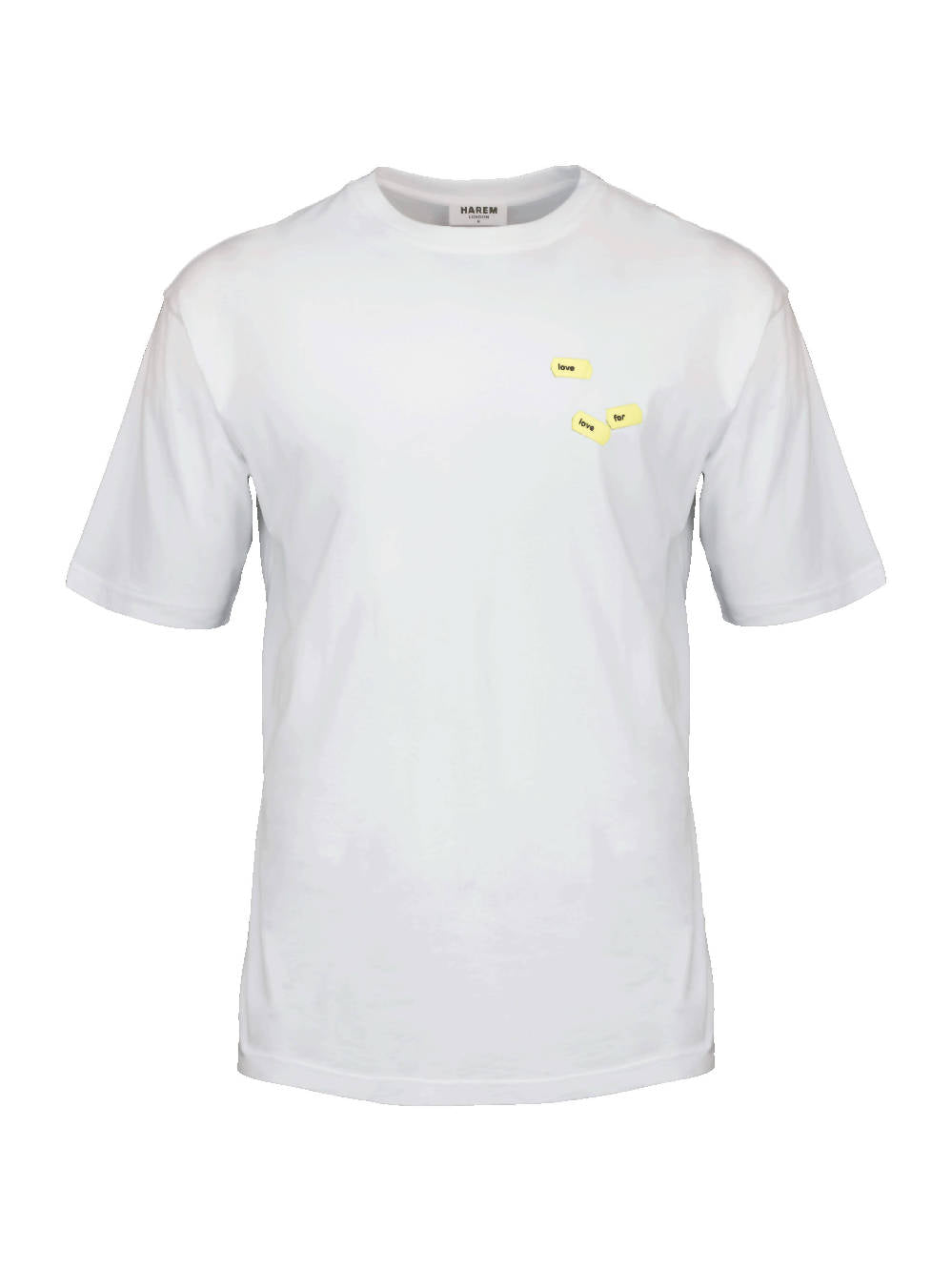 harem london White Organic Love T-shirt