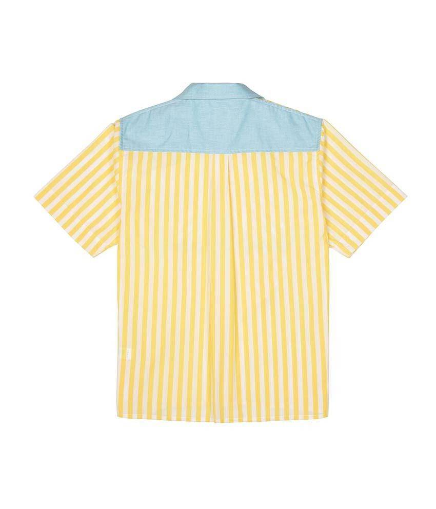 Make Yellow Solerie Panle Shirt