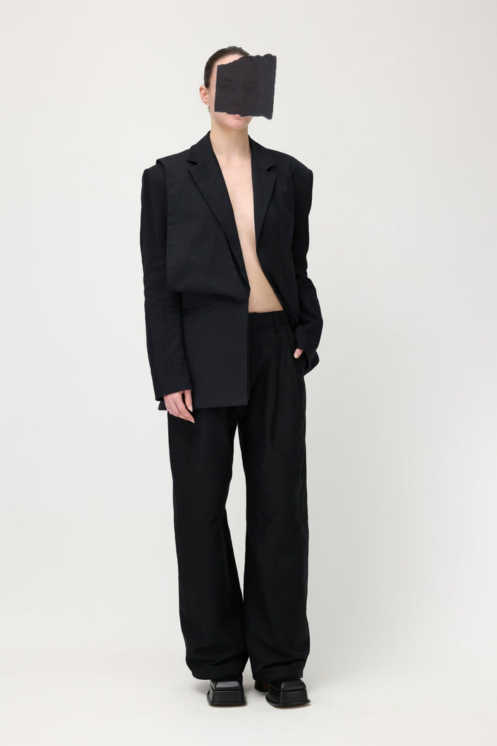 Load image into Gallery viewer, Martan Wibo Blazer Charcoal Black