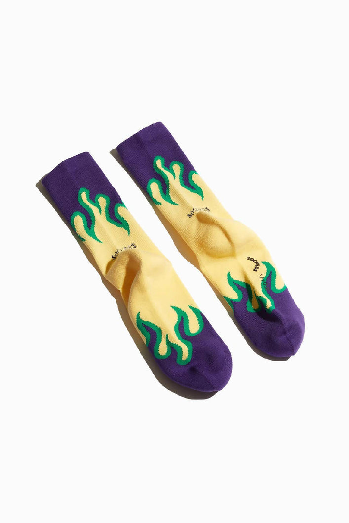Load image into Gallery viewer, Socksss Purple Agassi Organic Sock