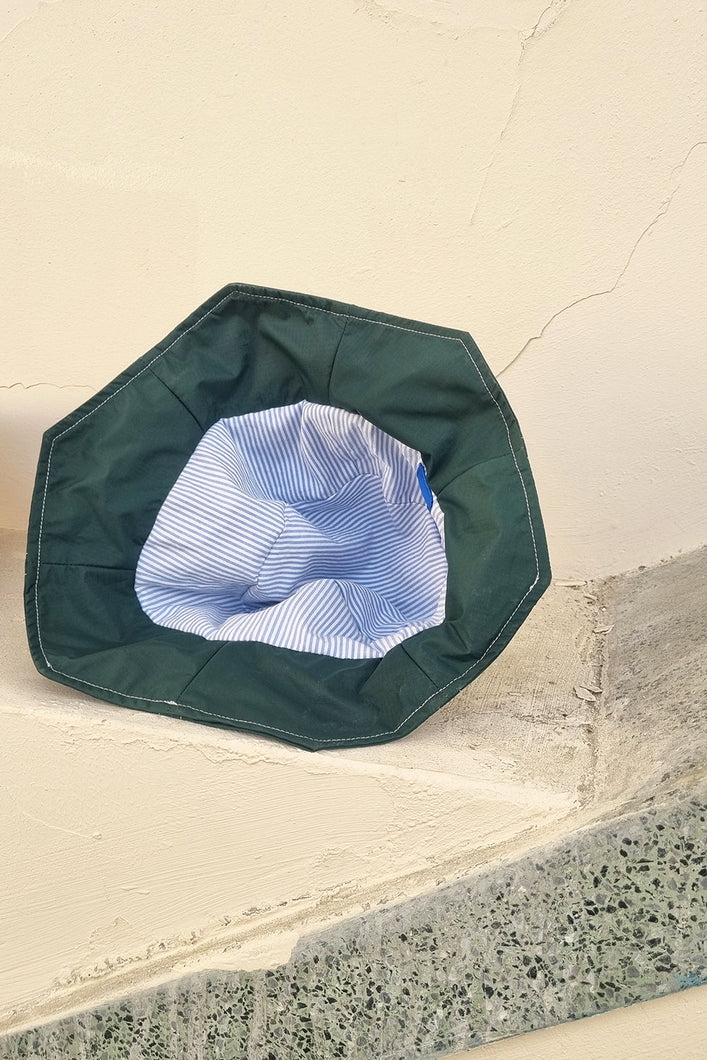 Load image into Gallery viewer, 1800 Gallons LIMITED Upcycled Green Raincoat Hexy Hat