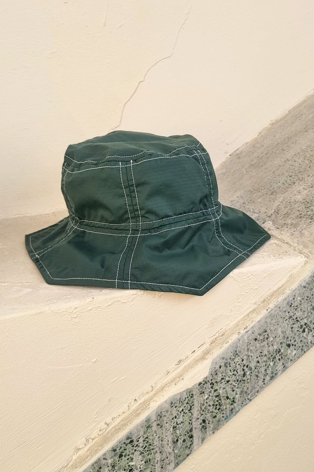 1800 Gallons LIMITED Upcycled Green Raincoat Hexy Hat