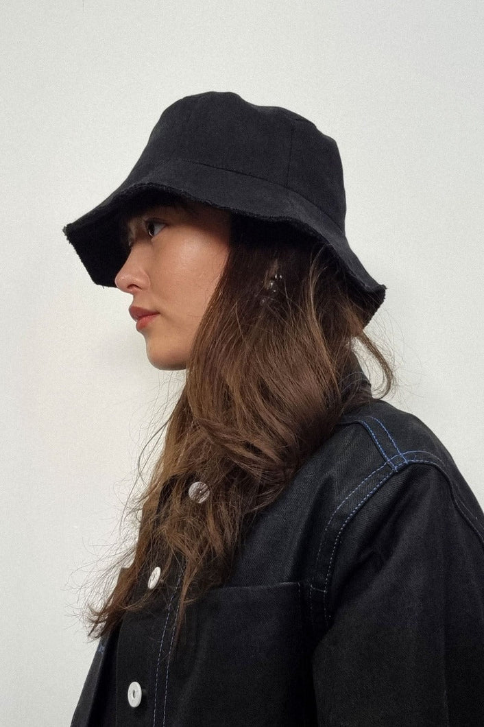 Load image into Gallery viewer, 1800 Gallons All Black Hexy Bucket Hat