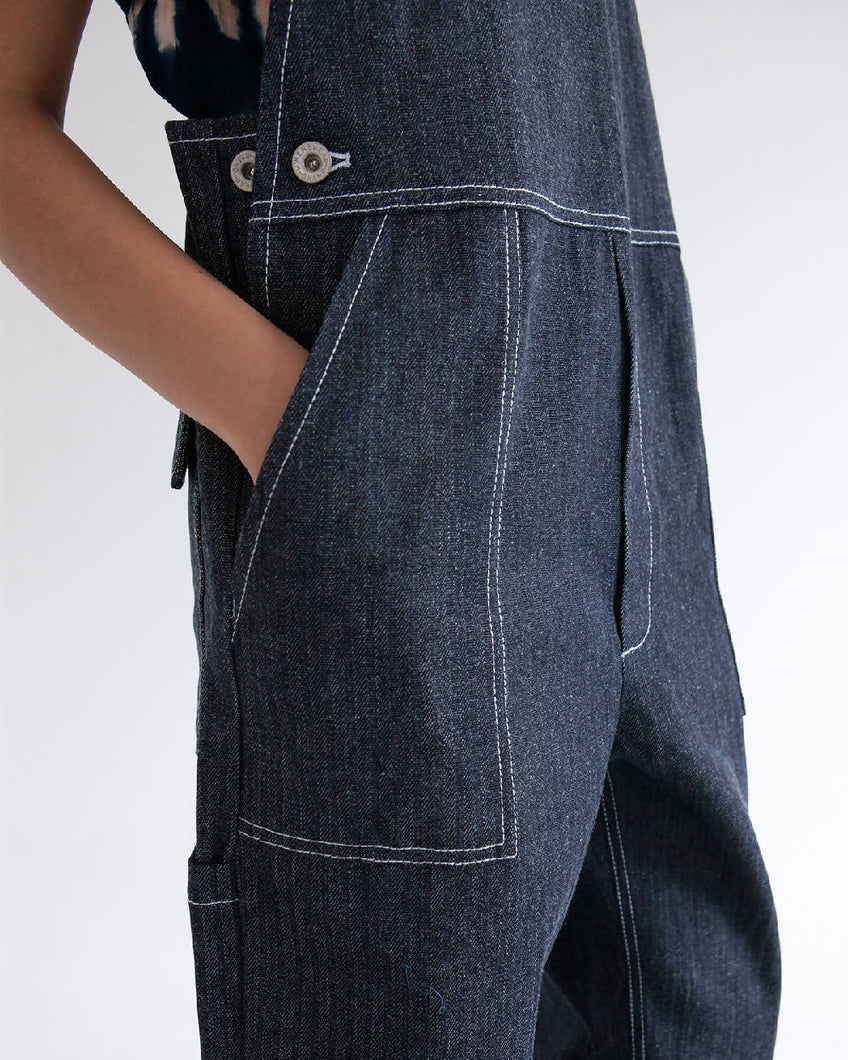 Load image into Gallery viewer, W&#39;menswear Holiday Denim Dungaree