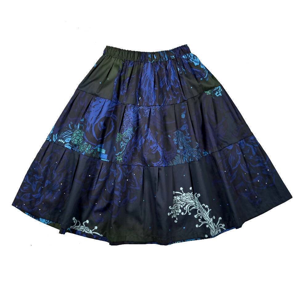 Load image into Gallery viewer, Pat Guzik Flower Power Skirt