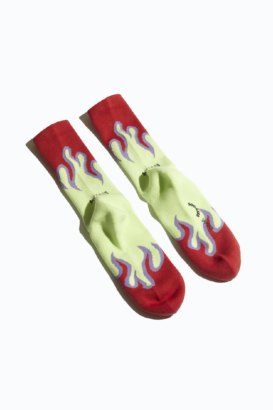 Socksss Red Indy 501 Organic Sock