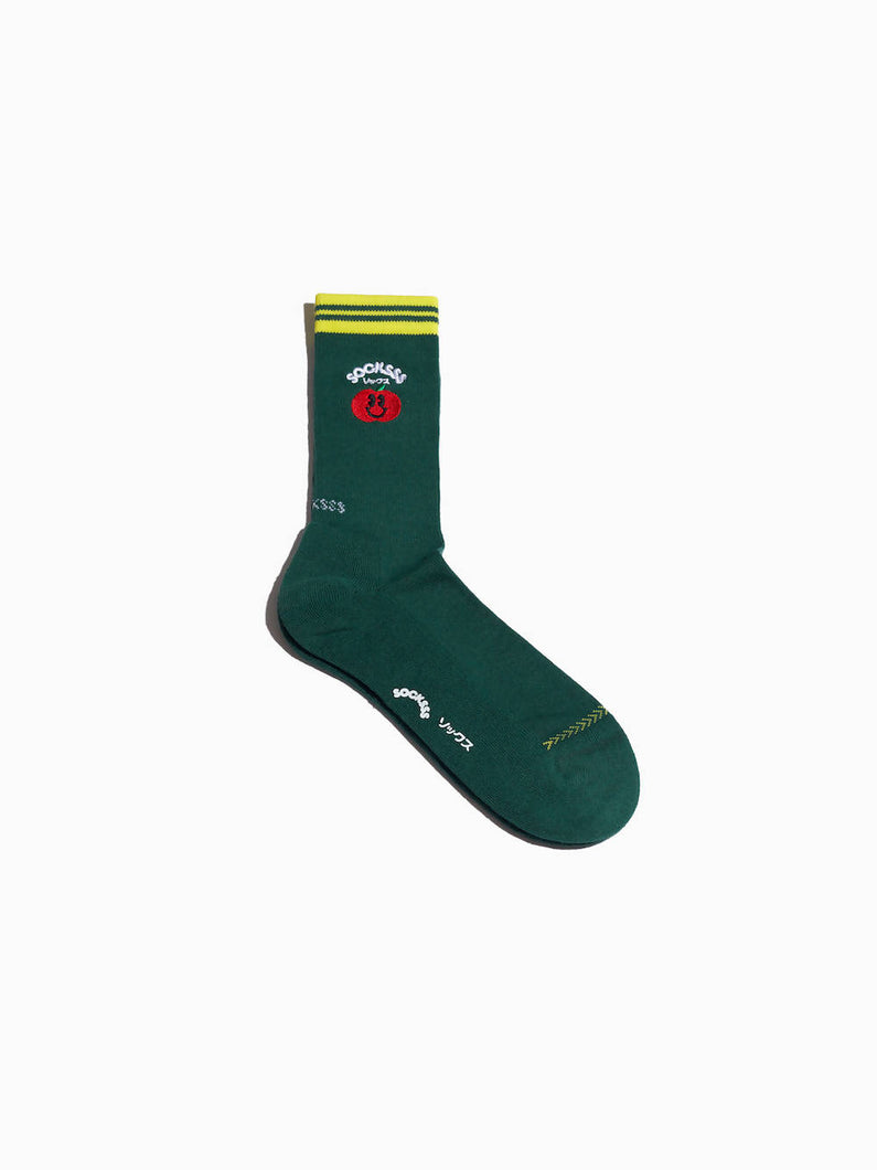 Load image into Gallery viewer, Socksss Green Big League Organic Sock