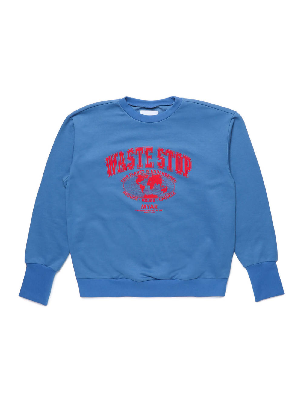 Myar Mysw28 Wastestop Blue Sweatshirt