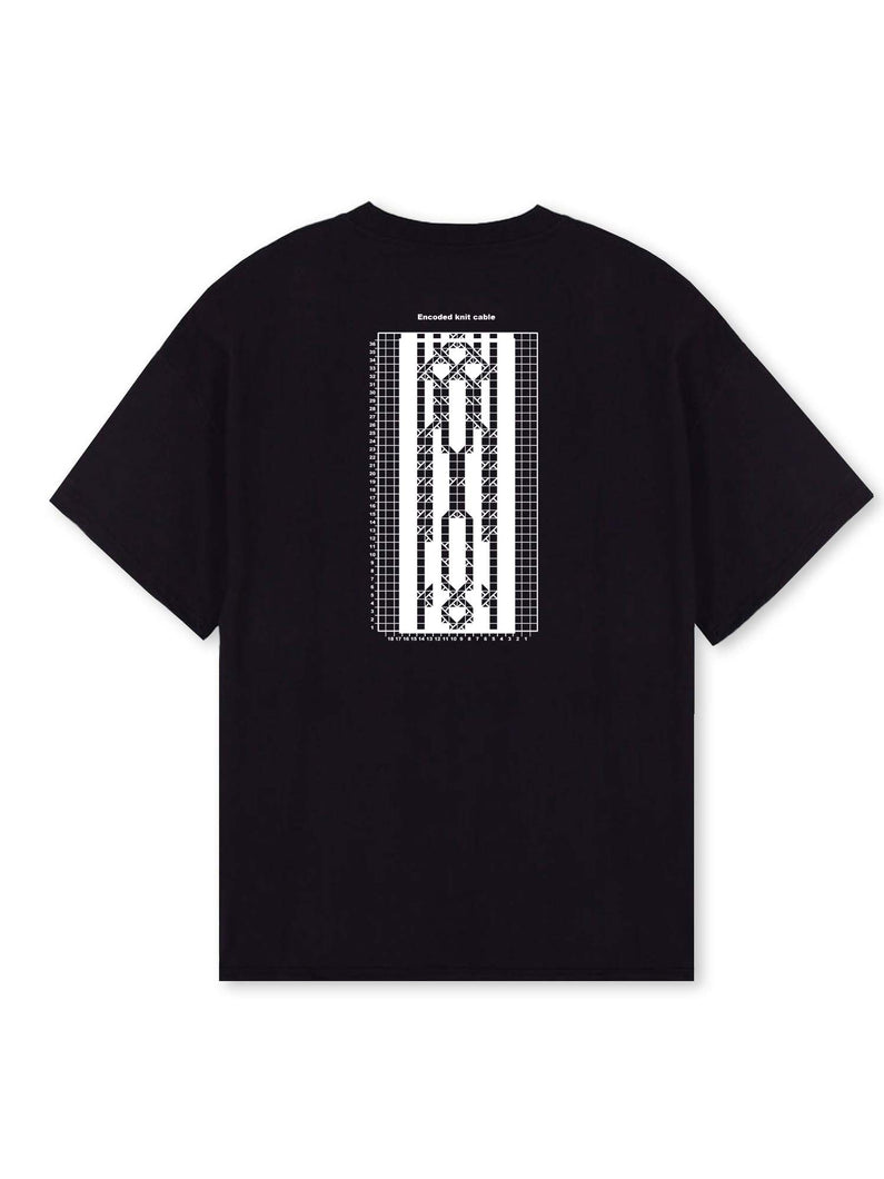 Load image into Gallery viewer, Kemkes T-shirt cable knit print