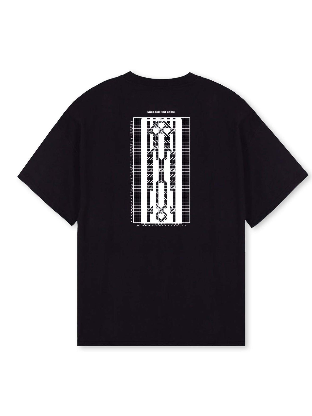 Kemkes T-shirt cable knit print