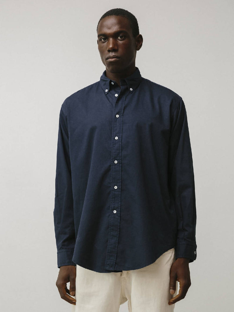 Load image into Gallery viewer, Archivist Arges Navy Blue Shirt