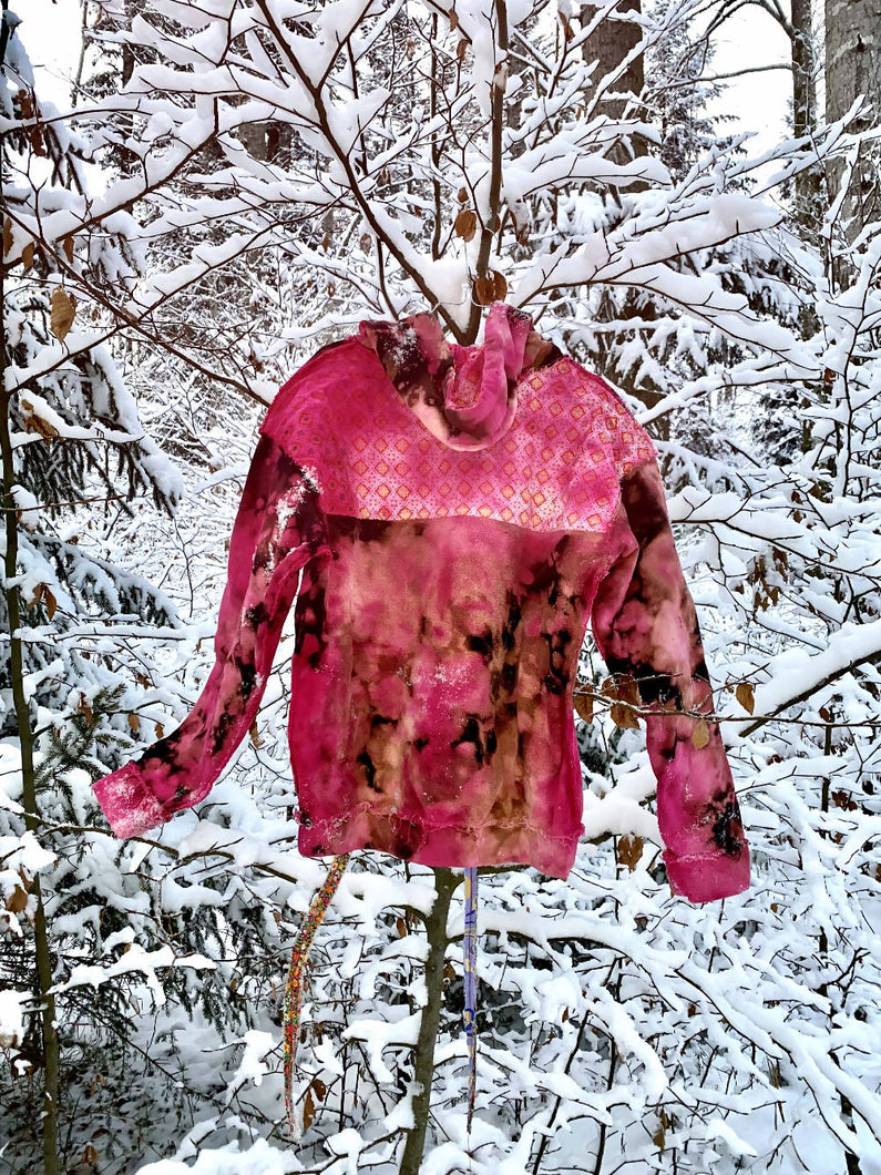 Load image into Gallery viewer, Sottes Fuschia Overdye Hoodie