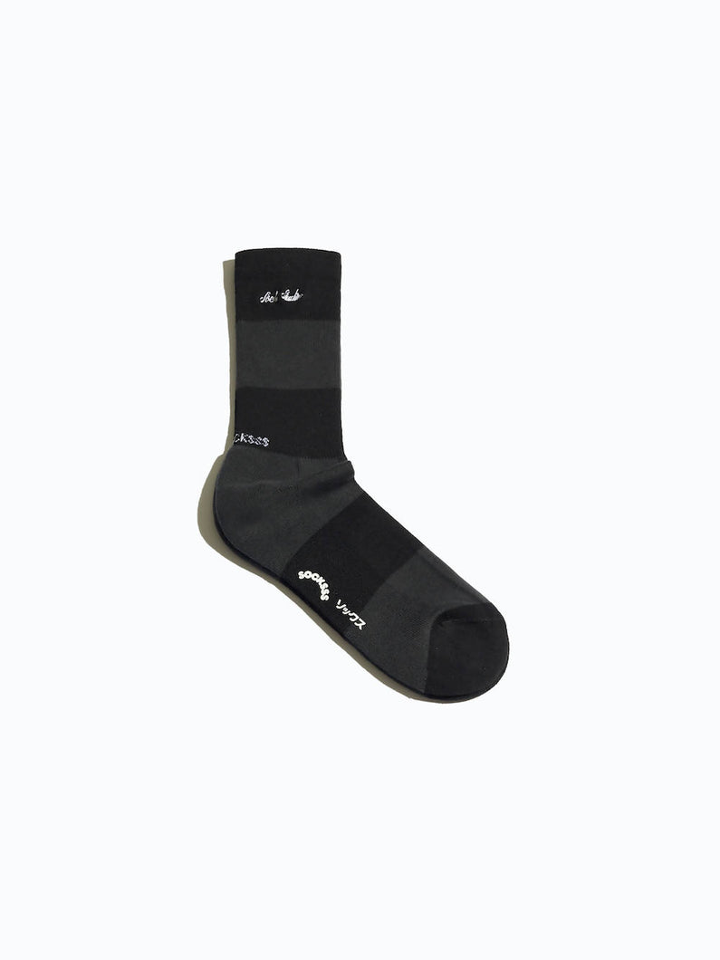 Load image into Gallery viewer, Socksss Asphalt Hockeytape Organic Sock