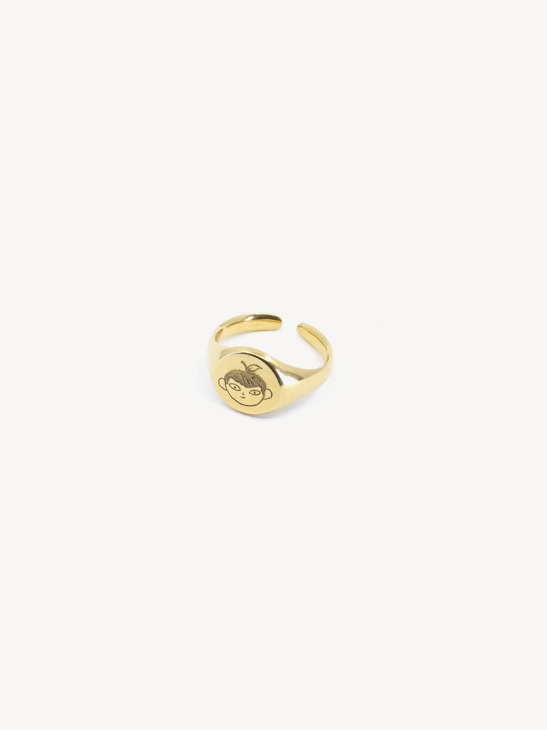 Load image into Gallery viewer, Pat Guzik Gold Let L&#39;amour Grow Ring
