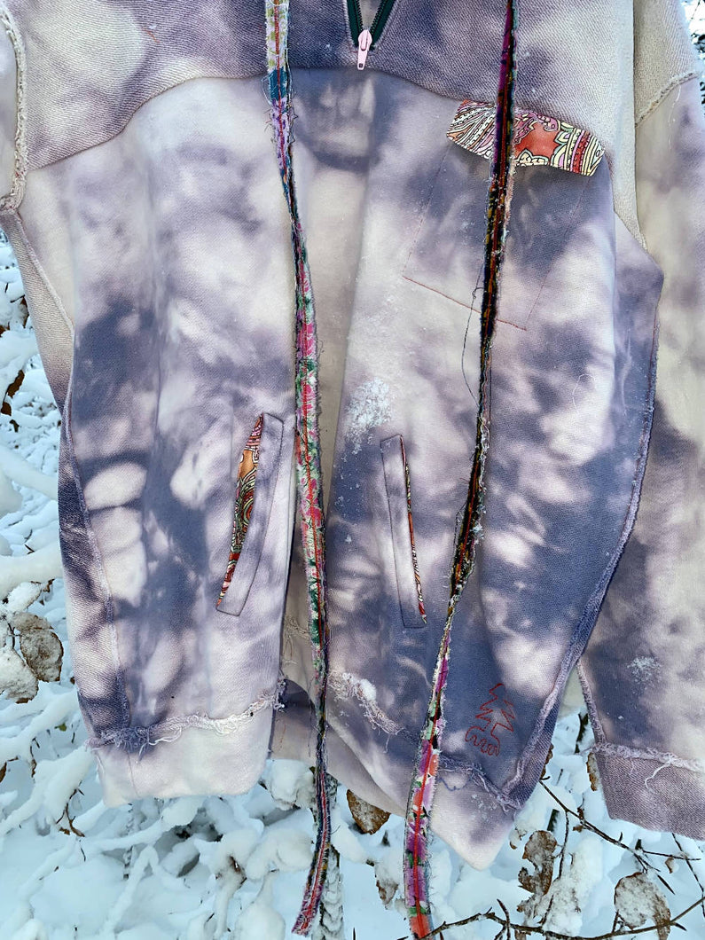 Load image into Gallery viewer, Sottes Pale Purple Overdye Hoodie