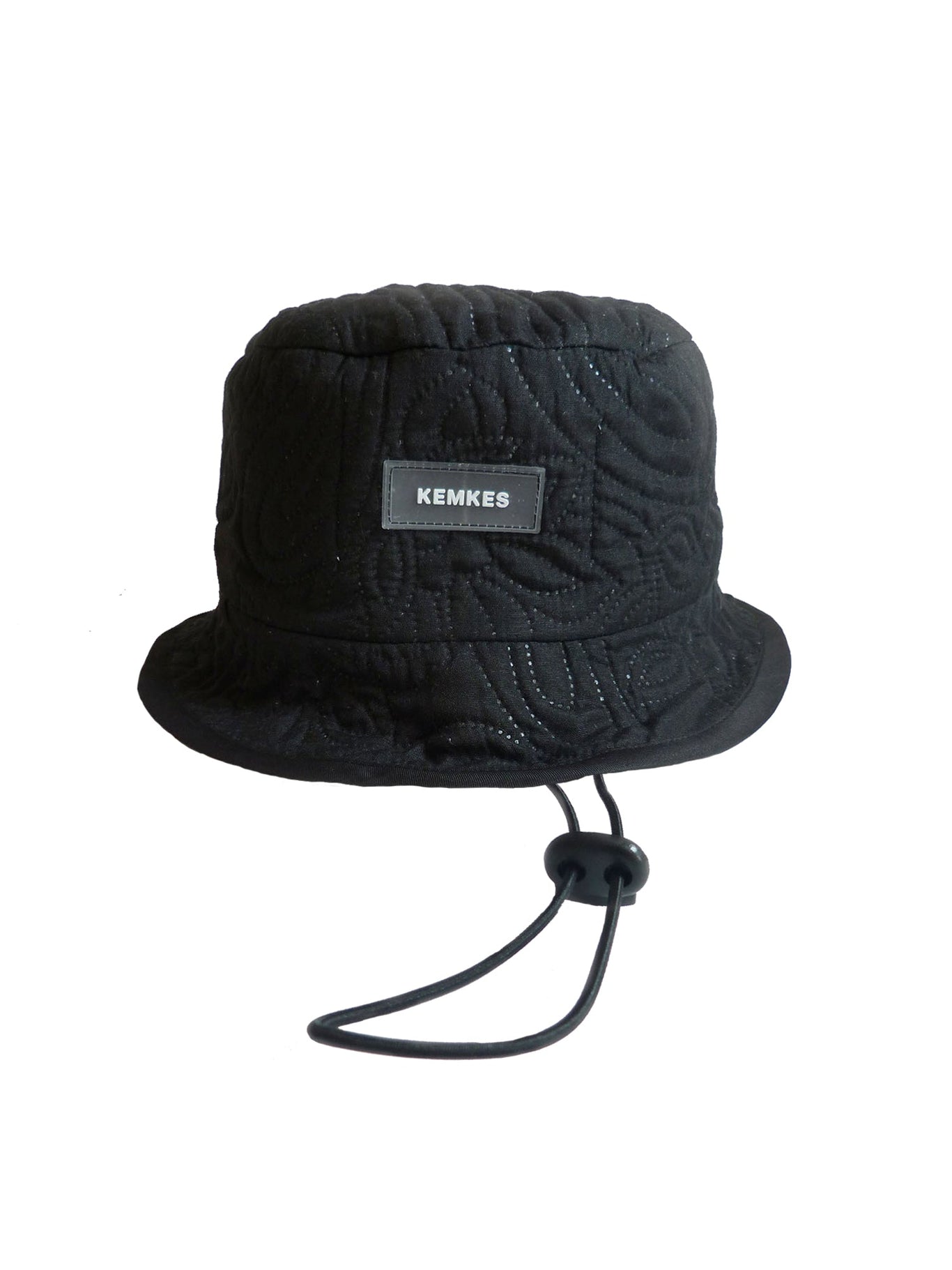 Kemkes Black Quilt Bucket Hat