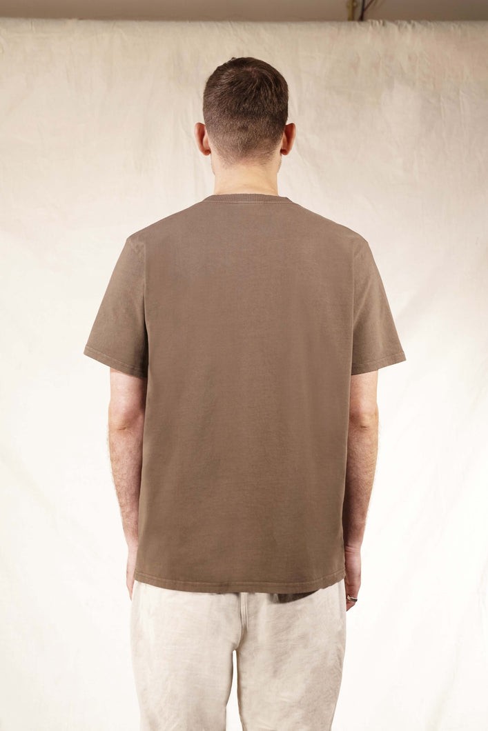 Load image into Gallery viewer, Full Circle Circular T-Shirt Brown