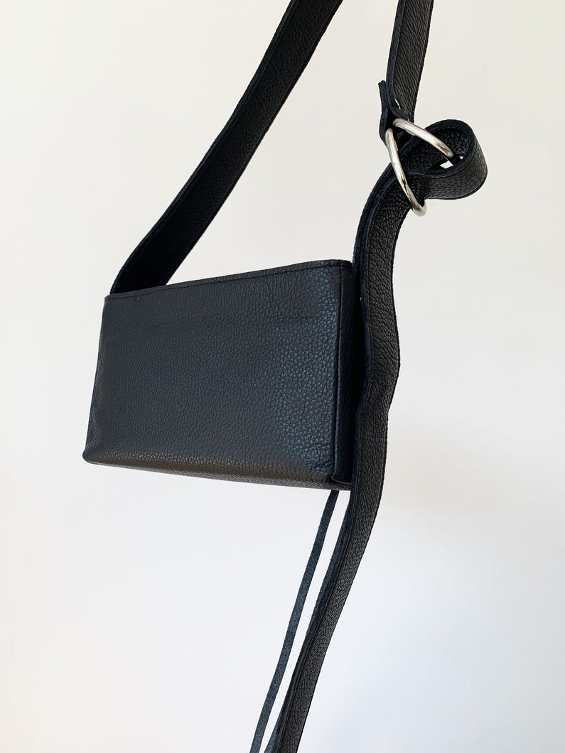 Load image into Gallery viewer, Nona Black Box Bag