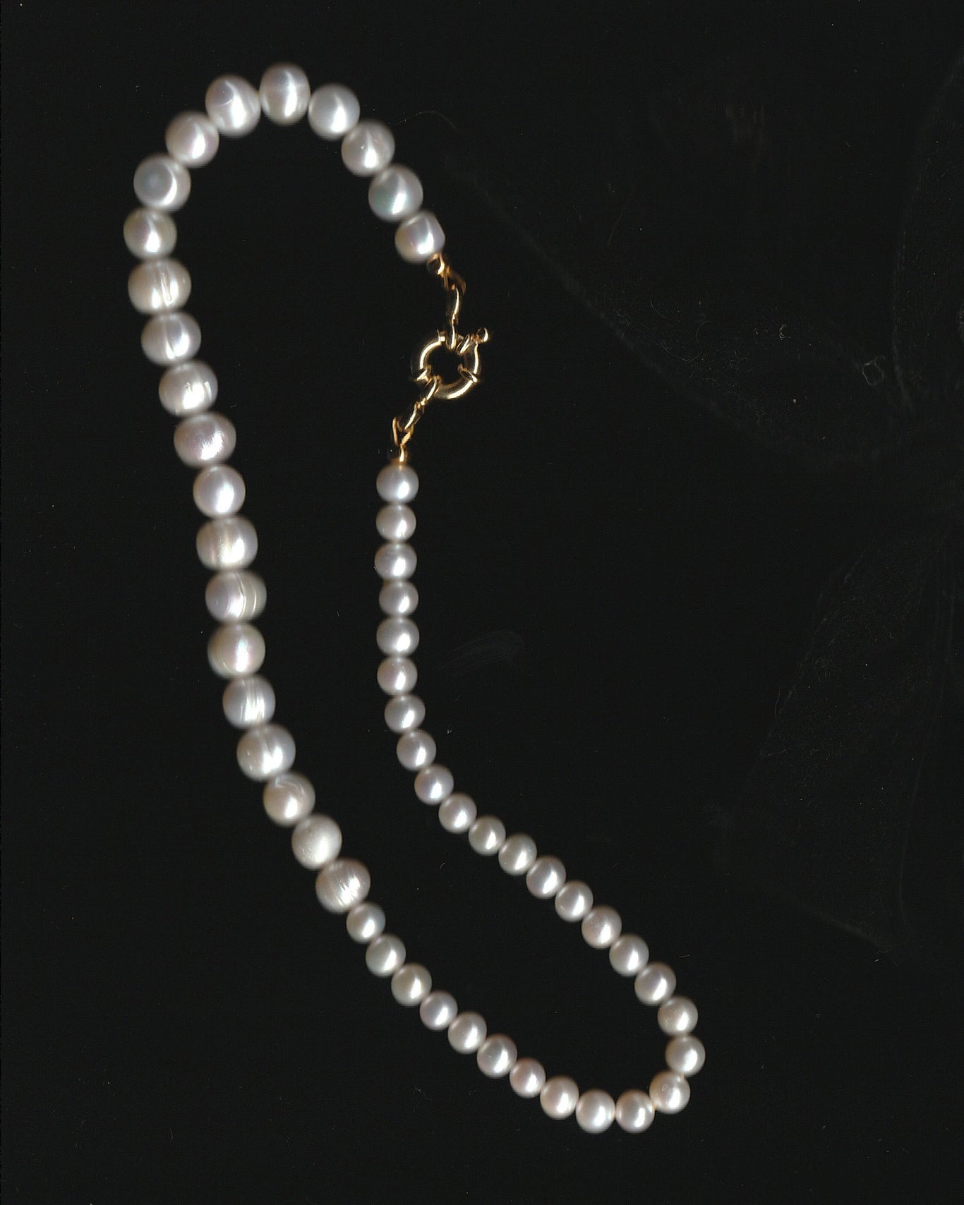 1072 Lait Pearl Necklace