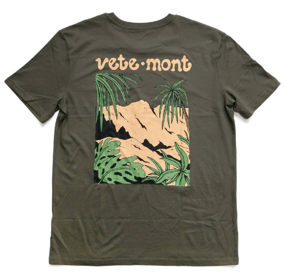 Vete Mont Army Khaki Jungle shirt backprint