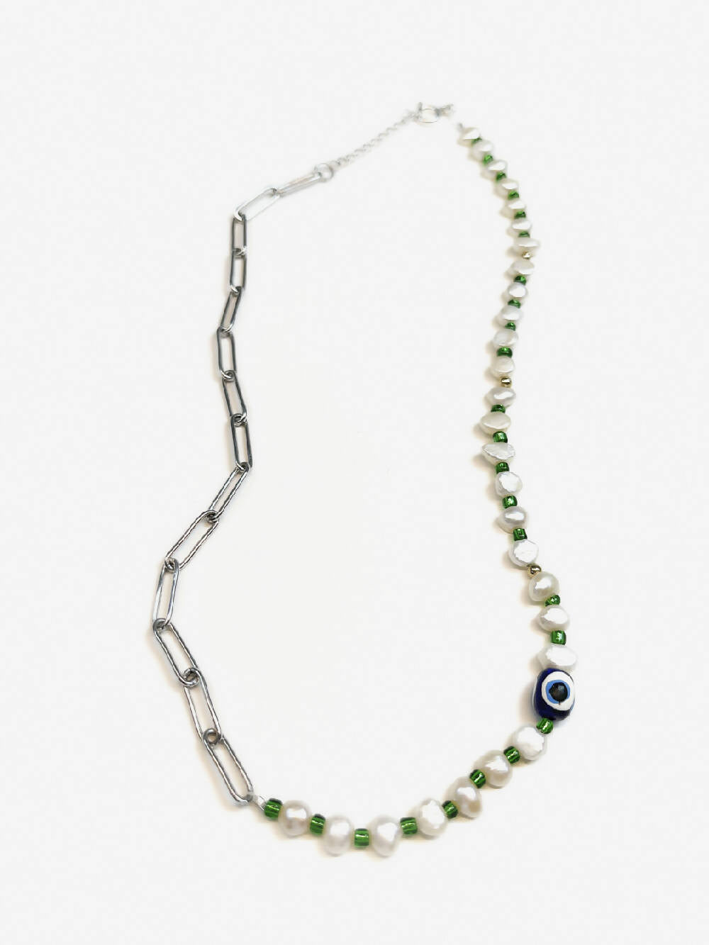 SHUV SHUV Silver & Pearl Necklace