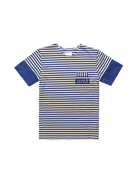 Myar Blue And White Rut0Z Striped T-Shirt