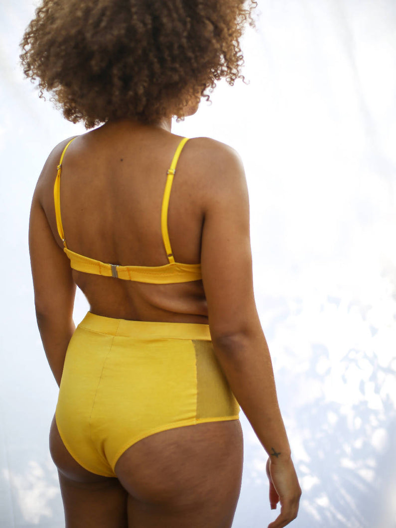 Load image into Gallery viewer, Ceu Label Conectar Pantie Yellow