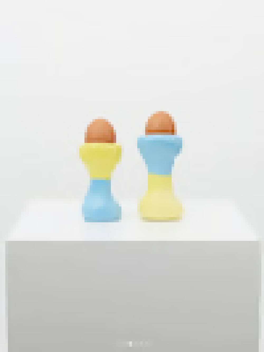 Sophie Ceramica Blue Yellow Egg Cups