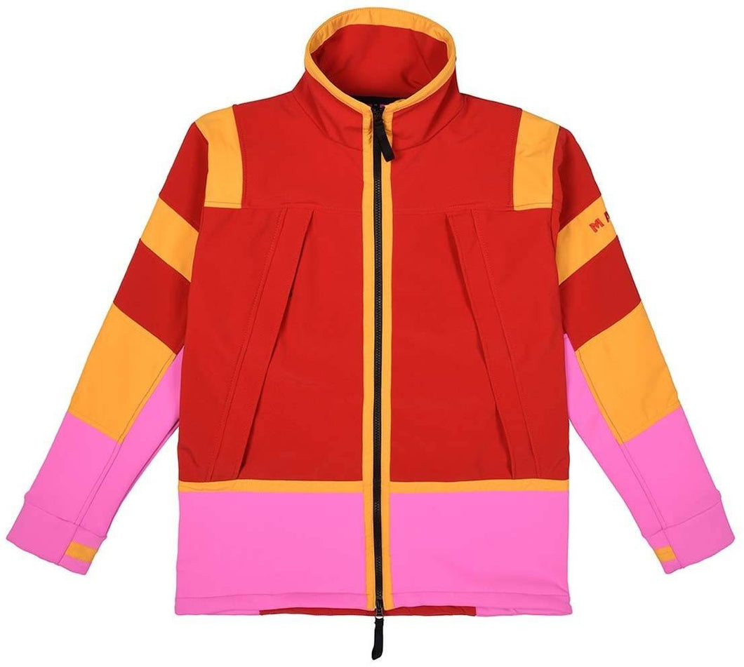 Load image into Gallery viewer, Make Red Pink Yellow Leopold Jacket