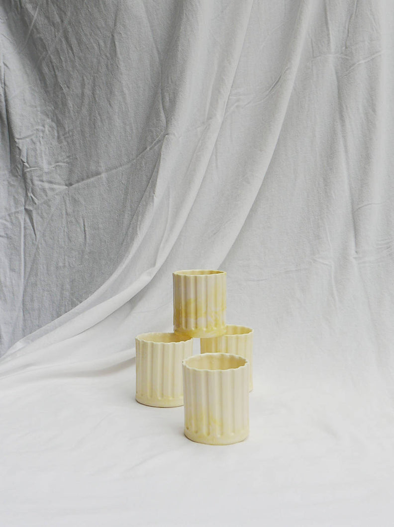 Load image into Gallery viewer, Tommaso Mirabella Roberti Column Cup Yellow